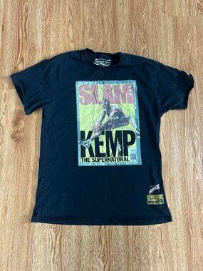 Mitchell & Ness x SLAM Shawn Kemp SuperSonics T-Shirt — Size Large